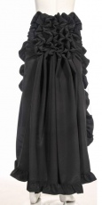 Юбка Steampunk maxi ruffle skirt Black RQ-BL SP100bk - маленькая картинка
