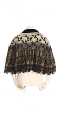 Пончо Steampunk Shawl Black/White RQ-BL SP118bw - маленькая картинка