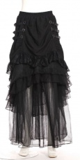  Steampunk Long Skirt Black RQ-BL SP120bk -  