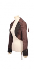  Steampunk Jacket Coffee RQ-BL SP155cf -  