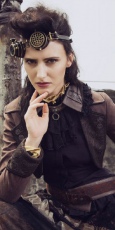  Steampunk Jacket Coffee RQ-BL SP155cf -  