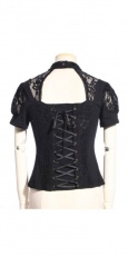 Блузка Steampunk Shirts Black RQ-BL SP164bk - маленькая картинка