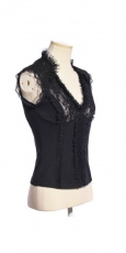 Блузка Steampunk Vest Black RQ-BL SP165bk - маленькая картинка