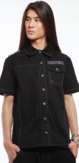 Рубашка MENS S/S SNAP FRONT SHIRT Lip Service M14-700-001 - маленькая картинка