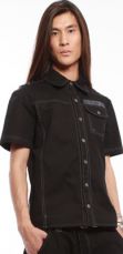 Рубашка MENS S/S SNAP FRONT SHIRT Lip Service M14-700-001 - маленькая картинка