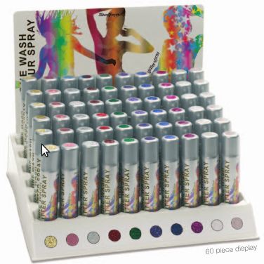  -   STARGAZER ONE WASH GLITTER SPRAY STARGAZER - Glitter Blue Stargazer sgs116/Glitter Blue  2