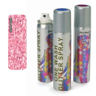  -   STARGAZER ONE WASH GLITTER SPRAY STARGAZER - Glitter Pink Stargazer sgs116/Gliter Pink  1