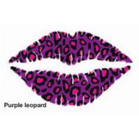       STARGAZER SEXY POUT TEMPORARY LIP TATTOO STARGAZER - Purple leopard - 