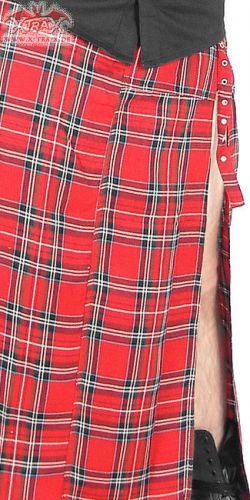  Bat Attack Wrap Skirt Rivet Tartan GothicStyle  2