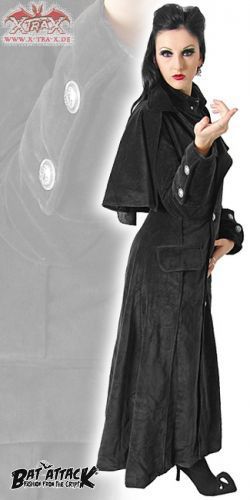  Bat Attack Ladies Coat Gothic Touch GothicStyle  3