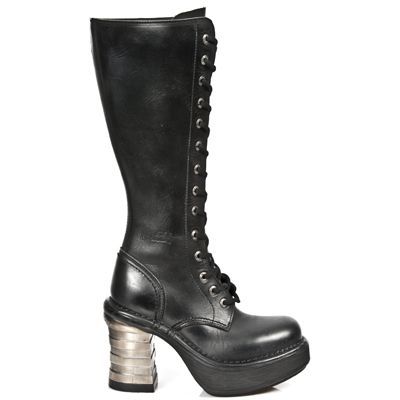  ITALI NEGRO, PLATAFORMA NRK BANDAS ACERO-NEGRO GothicStyle M.8357-S1  2