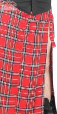 Юбка Bat Attack Wrap Skirt Rivet Tartan GothicStyle - маленькая картинка