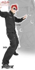 Брюки-шорты =Bat Attack Bondage Pants Unleashed Demon= GothicStyle 34124 - маленькая картинка