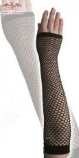 Перчатки Arm Warmers Dark Mesh GothicStyle 31210 - маленькая картинка