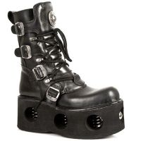Сапоги ITALI Y NOMADA NEGRO, NEPTUNO GothicStyle M.373-S2 - маленькая картинка