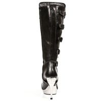 Сапоги NOMADA NEGRO, PLATAFORMA ACERO TACON AGUJA GothicStyle M.5272-S10 - маленькая картинка