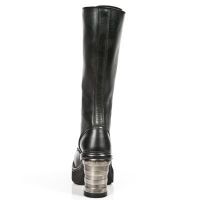 Сапоги ITALI NEGRO, PLATAFORMA NRK BANDAS ACERO-NEGRO GothicStyle M.8357-S1 - маленькая картинка