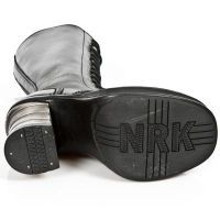 Сапоги ITALI NEGRO, PLATAFORMA NRK BANDAS ACERO-NEGRO GothicStyle M.8357-S1 - маленькая картинка