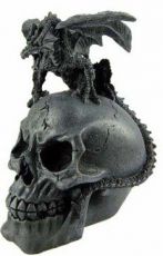 Статуэтка Dragon Sitting On Skull Head Cleopatra 92995 - маленькая картинка