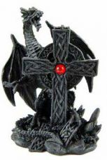 Dragon With Cross Looking Left - 