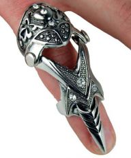 Кольцо Armour Ring With Long Nails No.1 Cleopatra 91350 - маленькая картинка