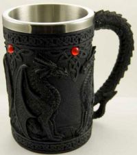 Кружка Tankard Dragon Black Celtic Cleopatra 97489 - маленькая картинка