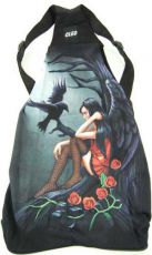  Bag With Zip Lady With Raven Design By Lisa Parker - 