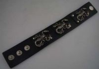 Браслет Bracelet Black Triple Scorpion Cleopatra 85216 - маленькая картинка