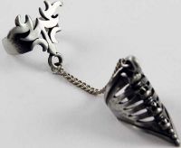 Кольцо Armour Ring Pewter Symbols With Skull Cleopatra 97137 - маленькая картинка