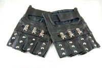 Перчатки Glove Small Skull With Bones Cleopatra 91308 - маленькая картинка