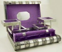  Box Jewellery Metal Lilac 11X8 Inch - 