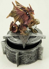 Шкатулка Box With Pink Dragon Cleopatra 71167 - маленькая картинка