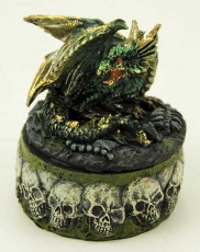 Шкатулка Box With Dragon Green Cleopatra 71169 - маленькая картинка