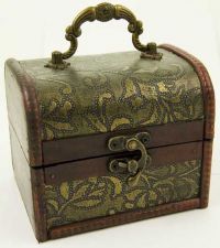 Сундучок Box Wooden Chest 12X1OX1Ocm Cleopatra 72070 - маленькая картинка