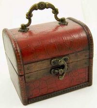 Шкатулка Box Wooden Chest 12X1OX1Ocm Cleopatra 72073 - маленькая картинка