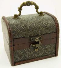 Шкатулка Box Wooden Chest 12X1OX1Ocm Cleopatra 72072 - маленькая картинка