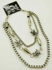 Цепь Keychain Skulls And Bullets Cleopatra 98473 - маленькая картинка