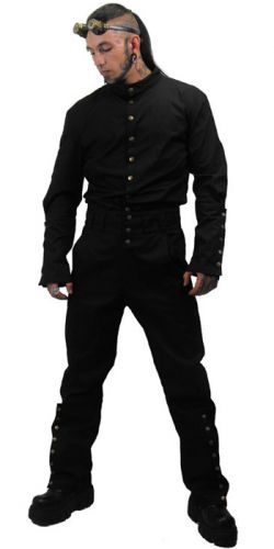 Брюки Chronus Mens Adjustable Steampunk Trousers Necessary Evil N1096 Изображение 3