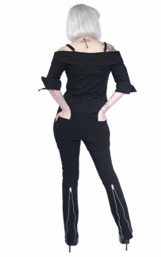  Necessary Evil Rohini Trousers with Lacing Detail Necessary Evil N1117  4
