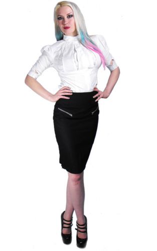Юбка Devana Ribbon Pencil Skirt Necessary Evil N1133 Изображение 2