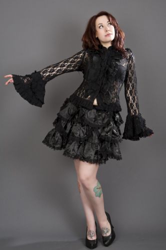  Widow shirt stretch lace Burleska widow-shirt-black-lace  1