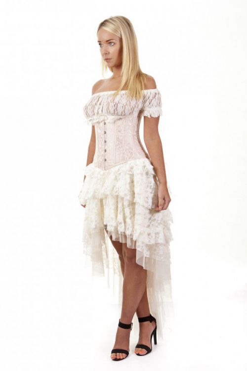  Candy underbust burlesque corset in baby pink king brocade Burleska candy-underbust-corset-baby-pink-king-brocade  1
