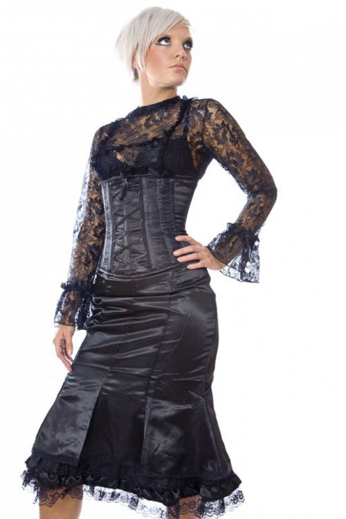  Mollflanders underbust corset in black satin & black lace overlay Burleska mollflanders-underbust-corset-black-black-lace  1