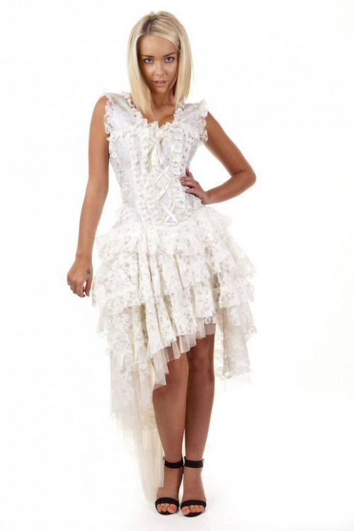  Ophelie maxi corset dress in baby blue king brocade Burleska ophelie-corset-dress-baby-blue-king-brocade /   /  1