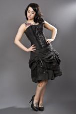  Angelina dress black taffeta - 