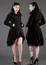  DARK COAT BLACK FLEECE SIZE - 