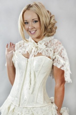  Amy lace wedding bolero shrug - 