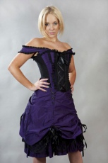  Dita victorian corset dress in purple taffeta - 