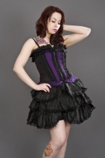  Eternity women's gothic top in purple taffeta - 