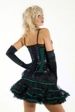  Lily mini petticoat in black and green - 